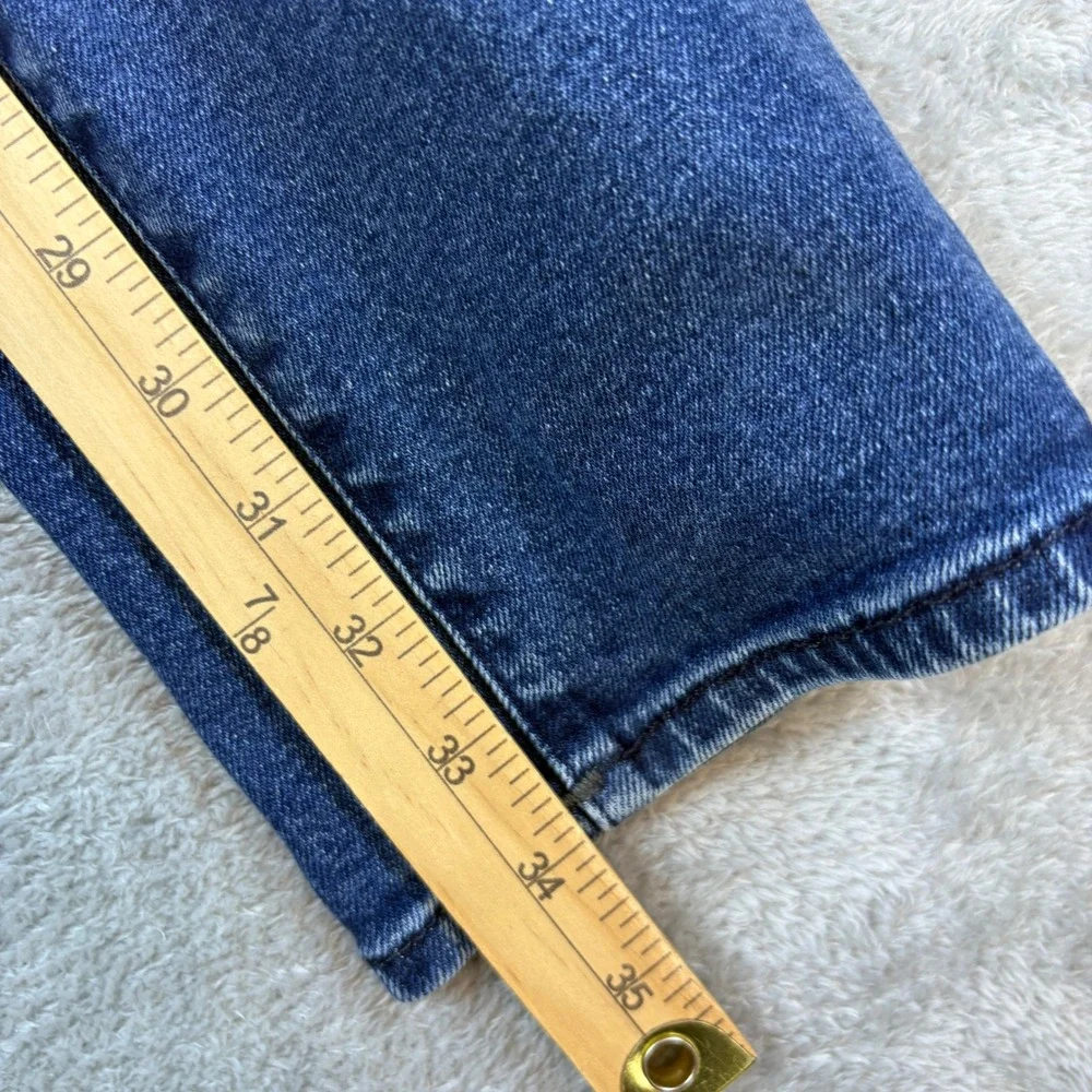 True Religion Jeans Mens 34 Rocco‎ Relaxed Skinny Blue Whiskered Faded Stretch